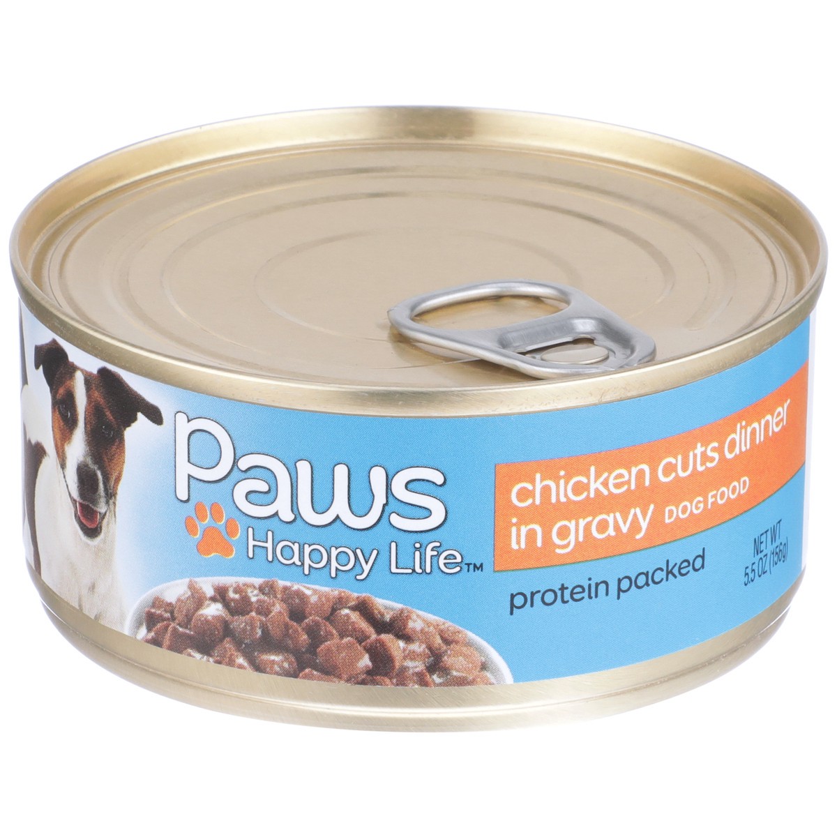 slide 6 of 11, Paws Happy Life Chicken Cuts Dinner In Gravy Dog Food, 5.5 oz