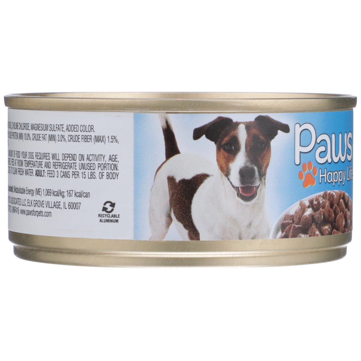 slide 10 of 11, Paws Happy Life Chicken Cuts Dinner In Gravy Dog Food, 5.5 oz