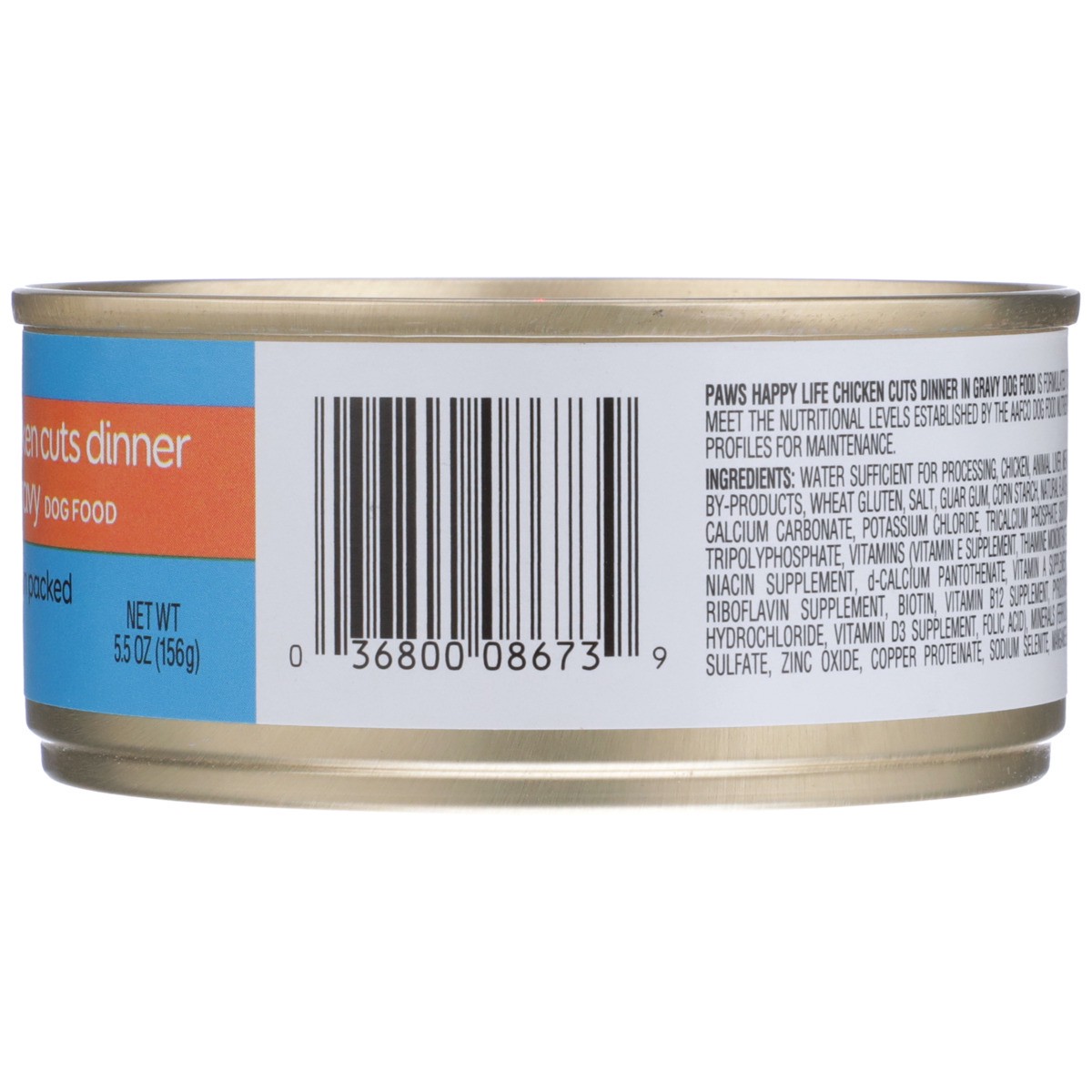 slide 11 of 11, Paws Happy Life Chicken Cuts Dinner In Gravy Dog Food, 5.5 oz