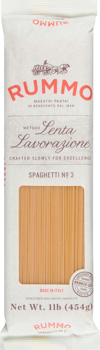 slide 6 of 9, Rummo No. 3 Spaghetti 1 lb, 1 lb