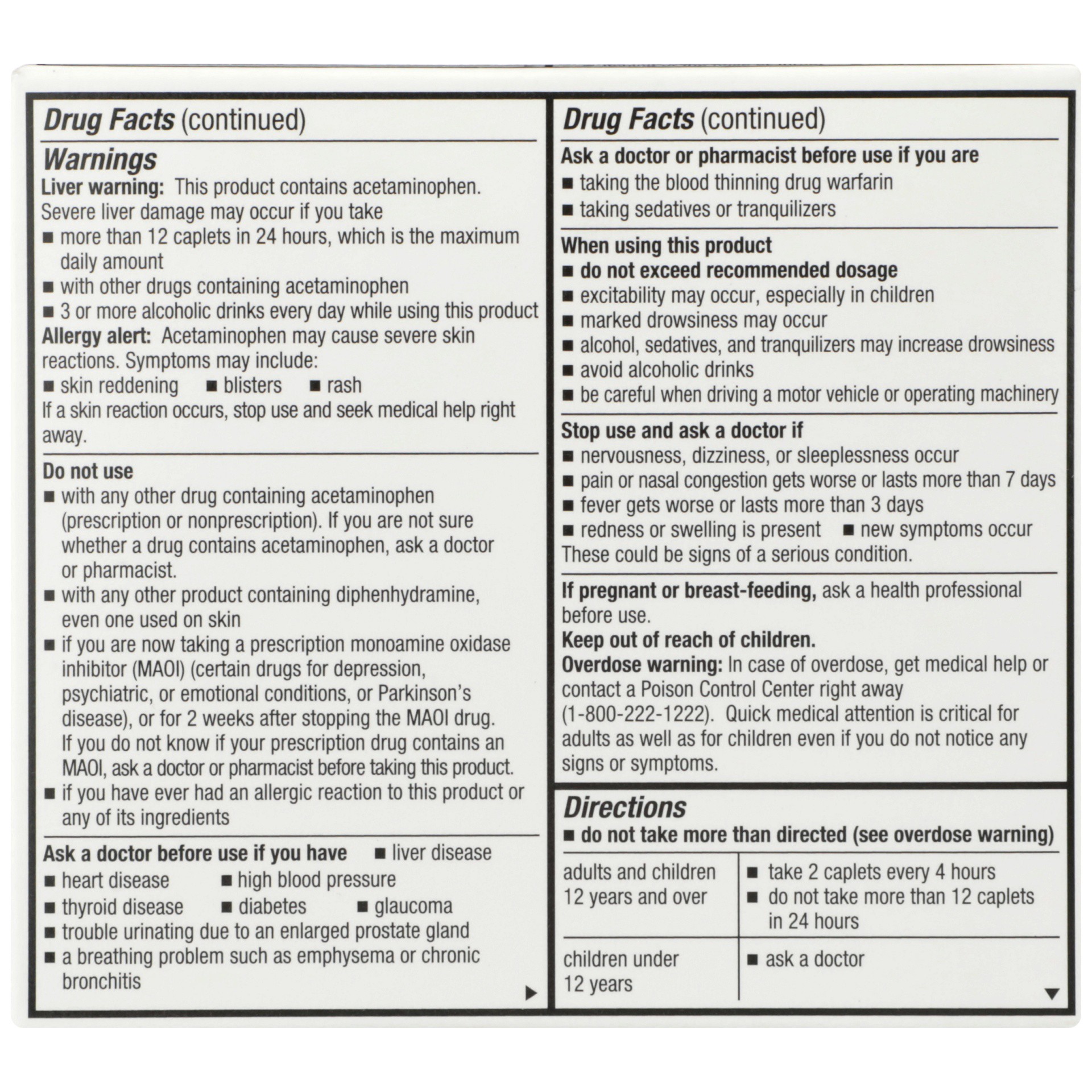 slide 2 of 6, TopCare Allergy Plus Sinus Headache Caplets, 24 ct