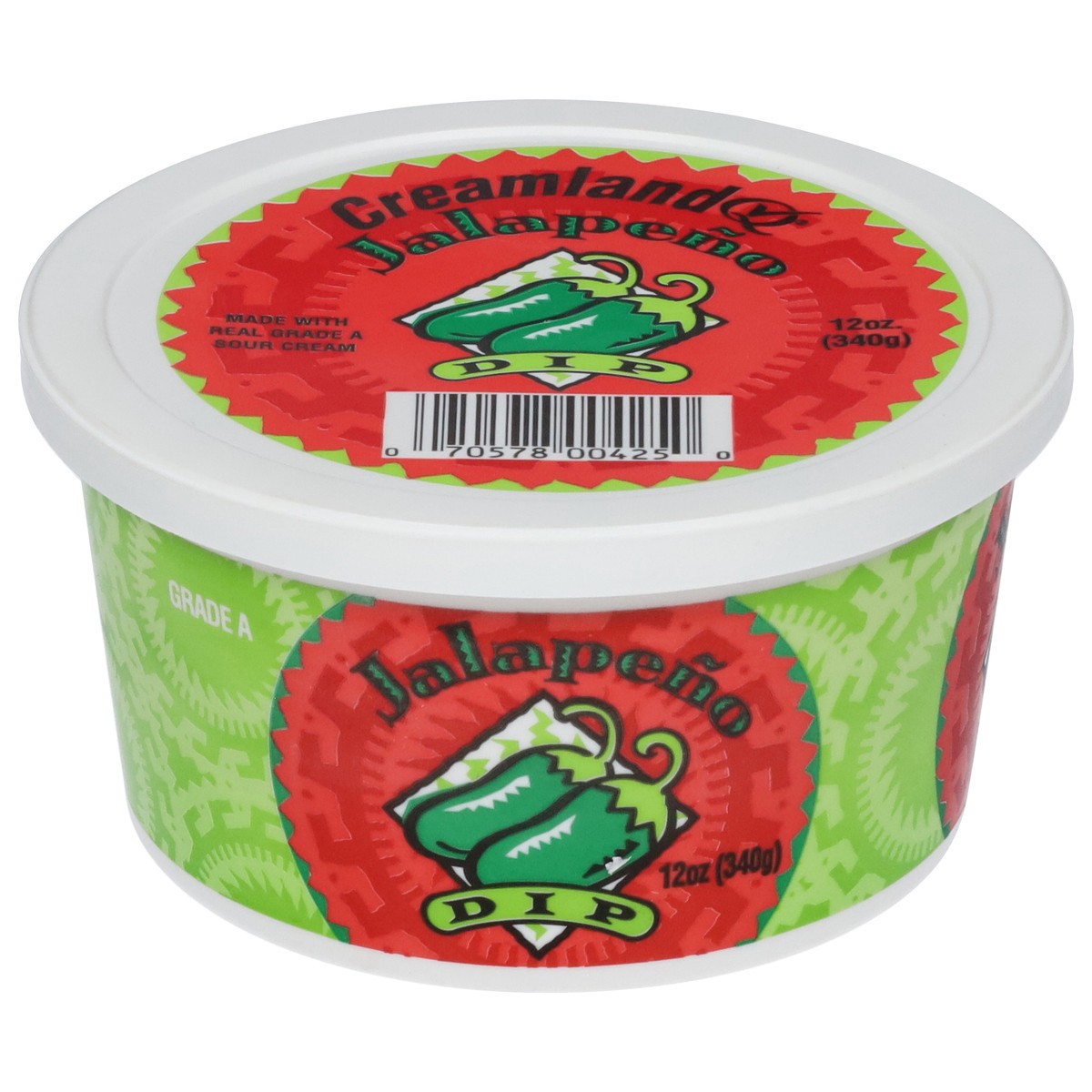 slide 1 of 13, Creamland Jalapeno Dip 12 oz, 12 oz