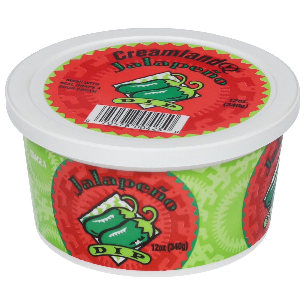 slide 9 of 13, Creamland Jalapeno Dip 12 oz, 12 oz