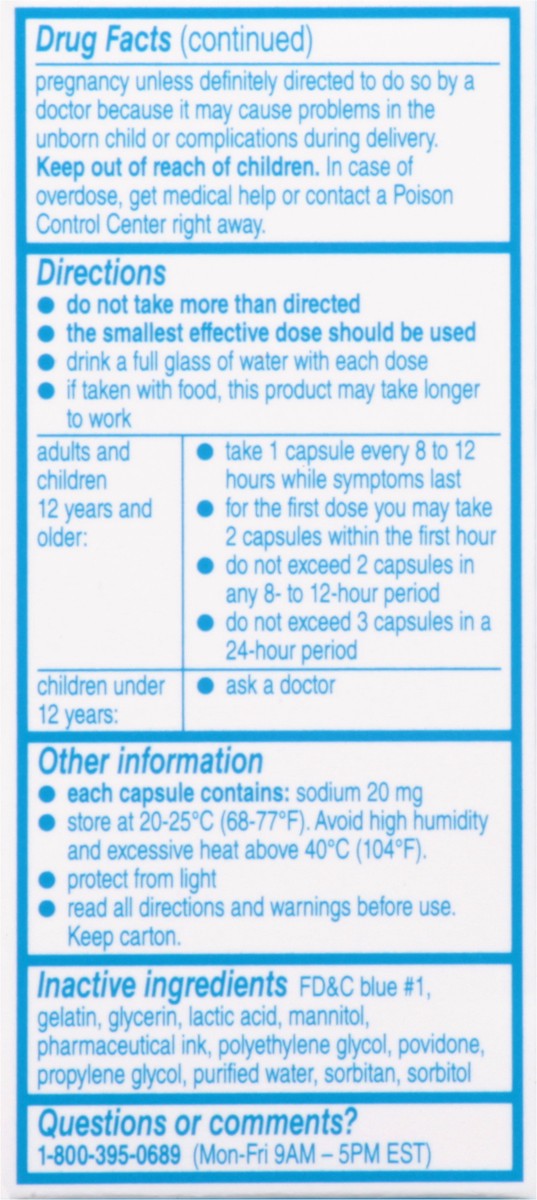 slide 11 of 11, Aleve Liquid Gels Pain Reliever/Fever Reducer 20 Capsules, 20 ct