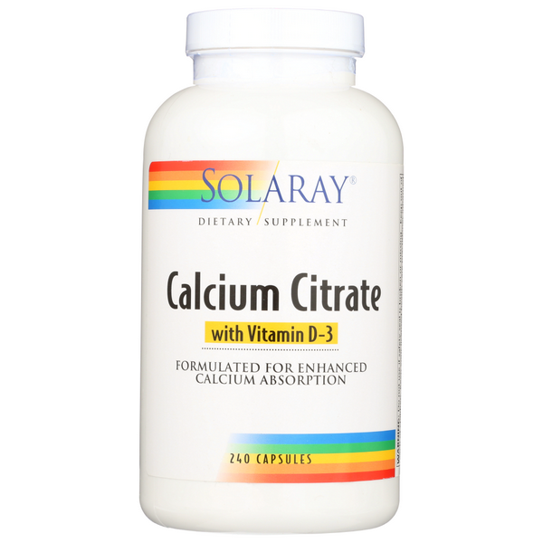 slide 1 of 1, Solaray Calcium Citrate, 1 ct