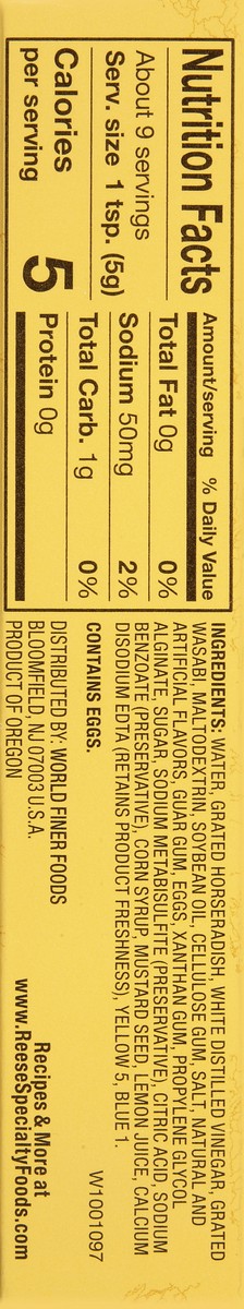 slide 11 of 14, Reese Wasabi Horseradish 1.5 oz, 1.5 oz