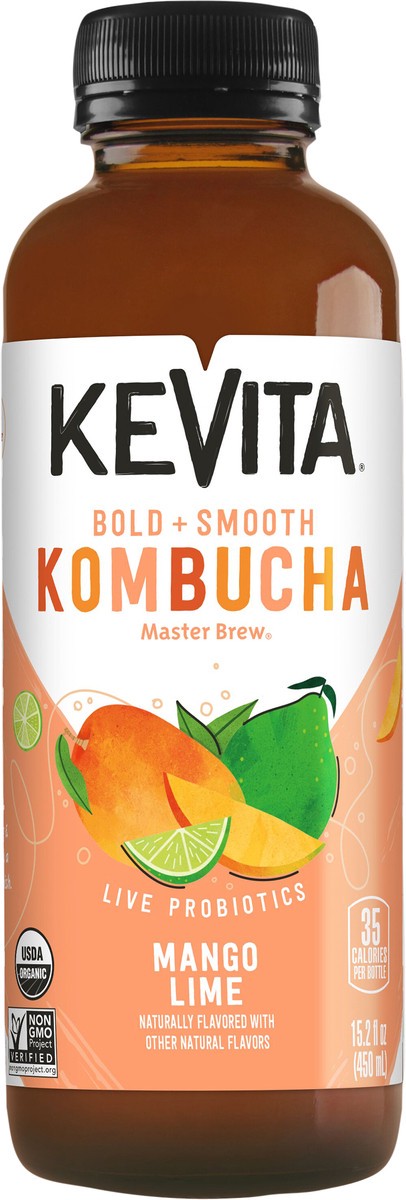 slide 6 of 8, KeVita Kombucha, 15.2 oz