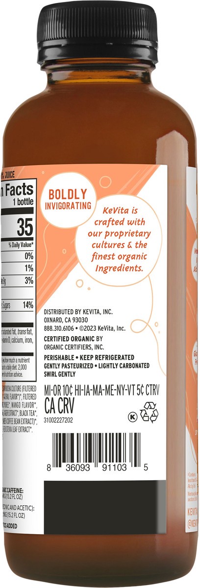 slide 2 of 8, KeVita Kombucha, 15.2 oz