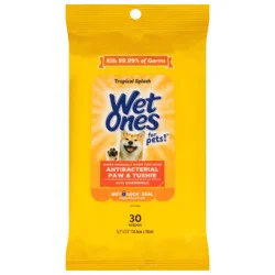 Wet Ones Tropical Splash Wipes 30 ea