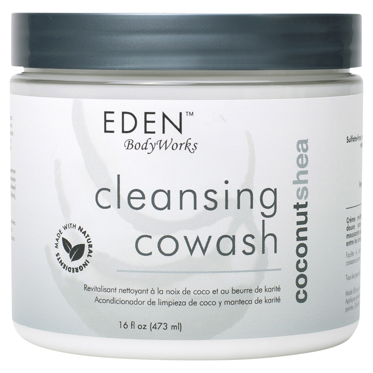 slide 1 of 1, EDEN BodyWorks All Natural Coconut Shea Cleansing Cowash, 16 fl oz