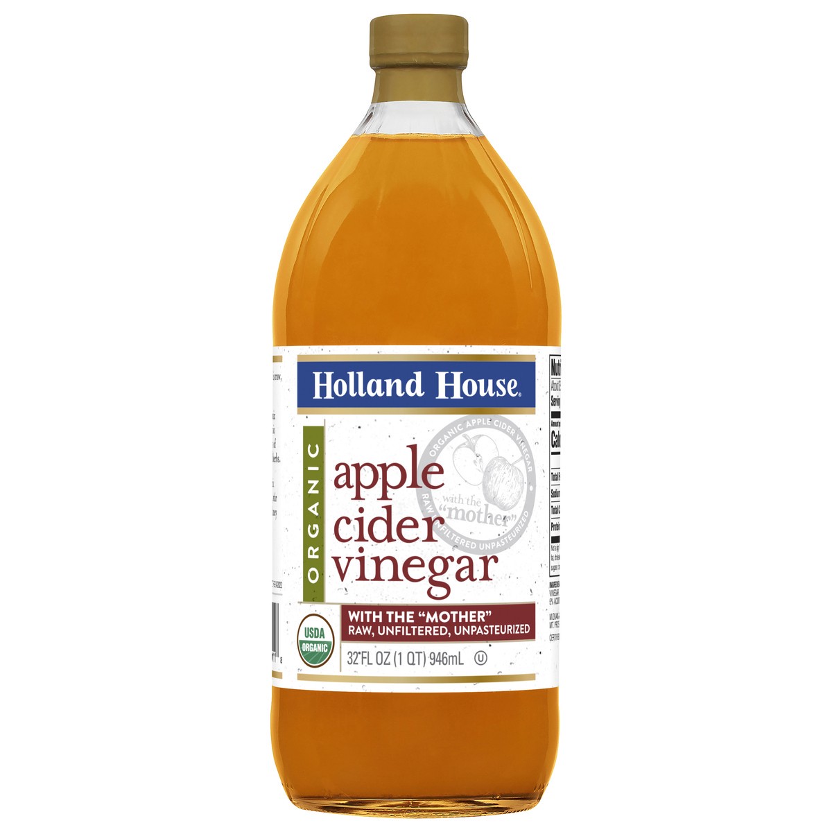 slide 1 of 11, Holland House Organic Apple Cider Vinegar 32 fl oz, 32 fl oz