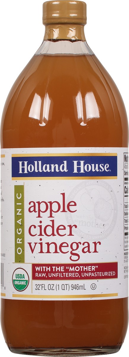 slide 3 of 11, Holland House Organic Apple Cider Vinegar 32 fl oz, 32 fl oz