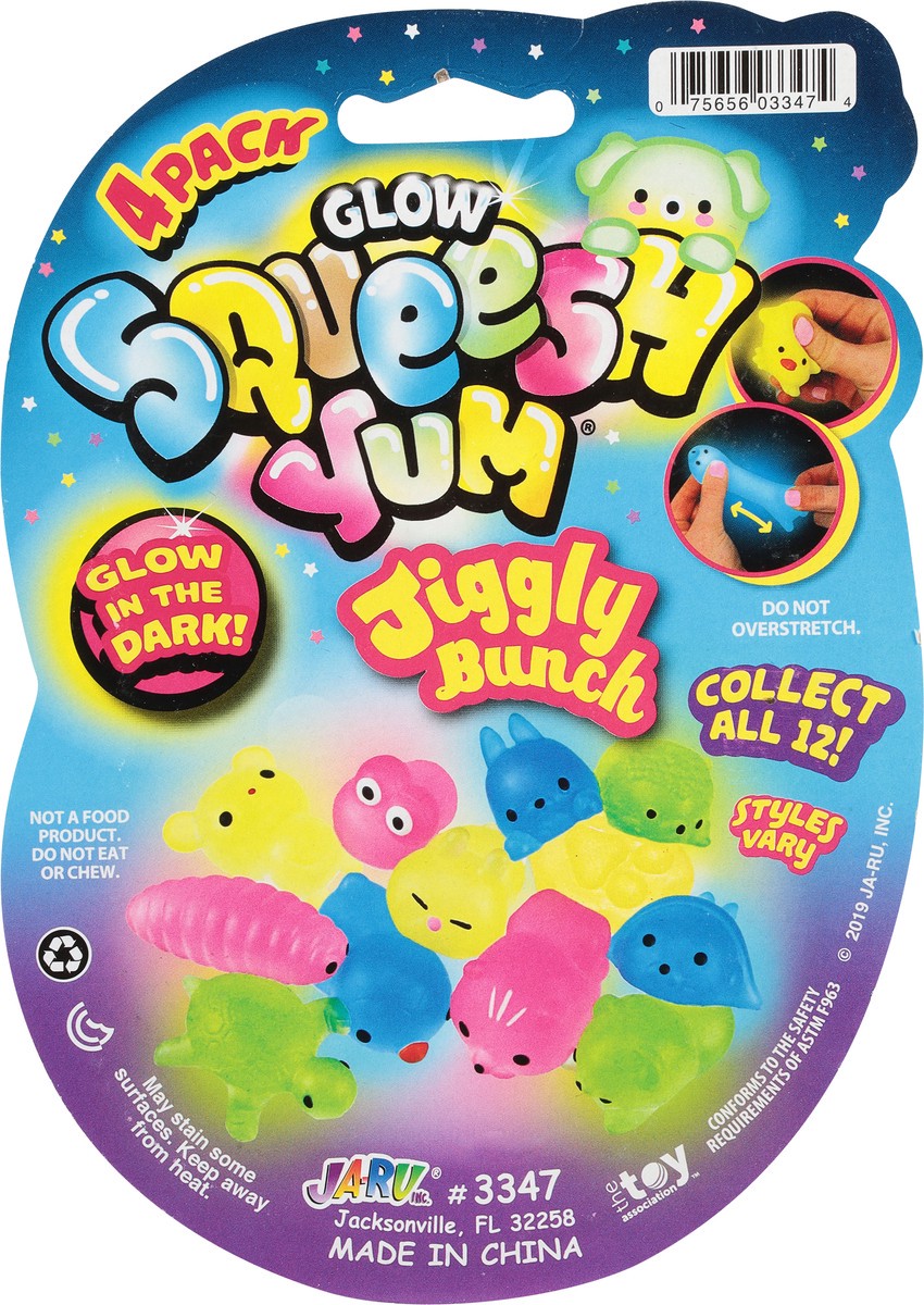 slide 6 of 9, Ja-Ru Squeesh Yum Age 4+ Jiggly Bunch 4 ea, 4 ct