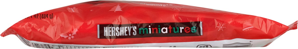 slide 11 of 11, HERSHEY'S Miniatures Assorted Milk and Dark Chocolate Candy Bars, Holiday, 17.1 oz, Bag, 17.1 oz