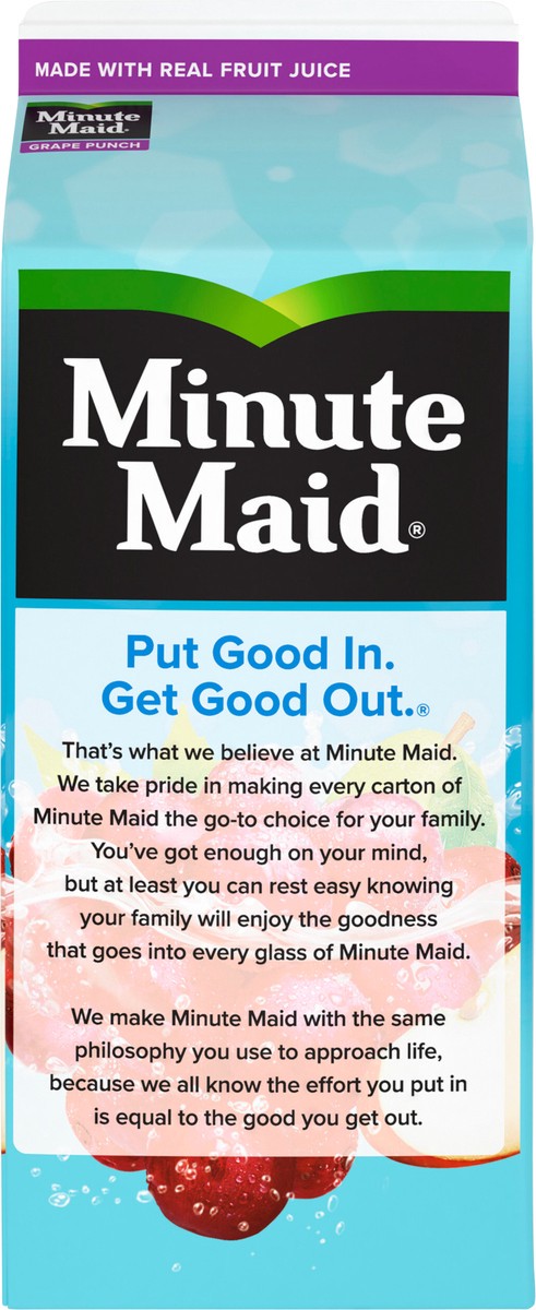 slide 4 of 7, Minute Maid Grape Punch Carton- 59 fl oz, 59 fl oz