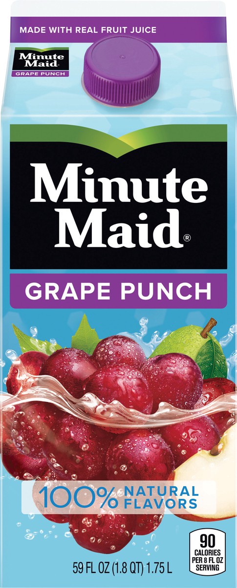 slide 7 of 7, Minute Maid Grape Punch Carton- 59 fl oz, 59 fl oz