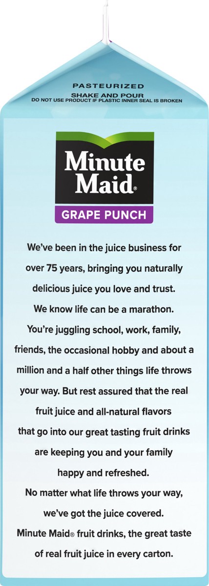 slide 6 of 7, Minute Maid Grape Punch Carton- 59 fl oz, 59 fl oz