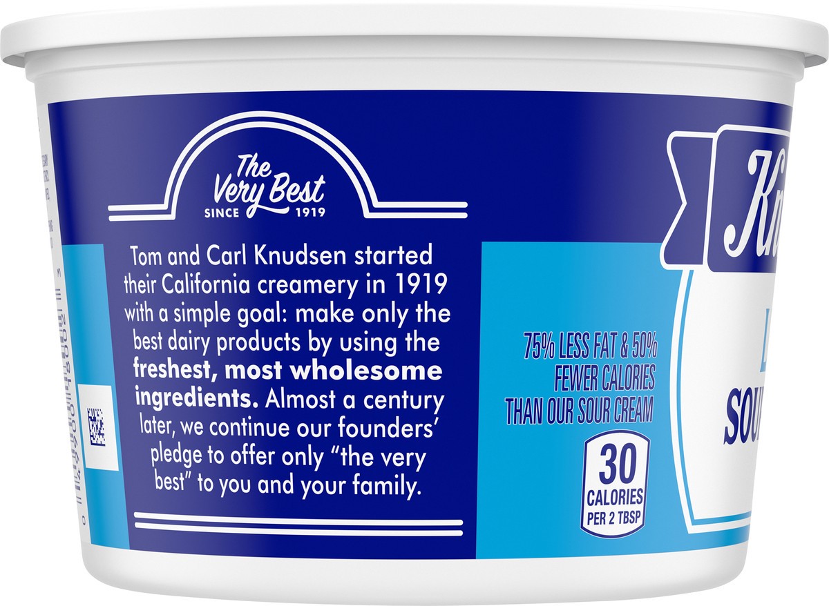 slide 10 of 10, Knudsen Light Sour Cream, 16 oz Tub, 16 oz