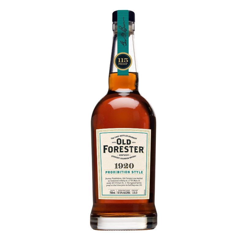 slide 1 of 1, Old Forester Whiskey Row Series: 1920 Prohibition Style Kentucky Straight Bourbon Whisky, 750 mL Bottle, 115 Proof, 750 ml