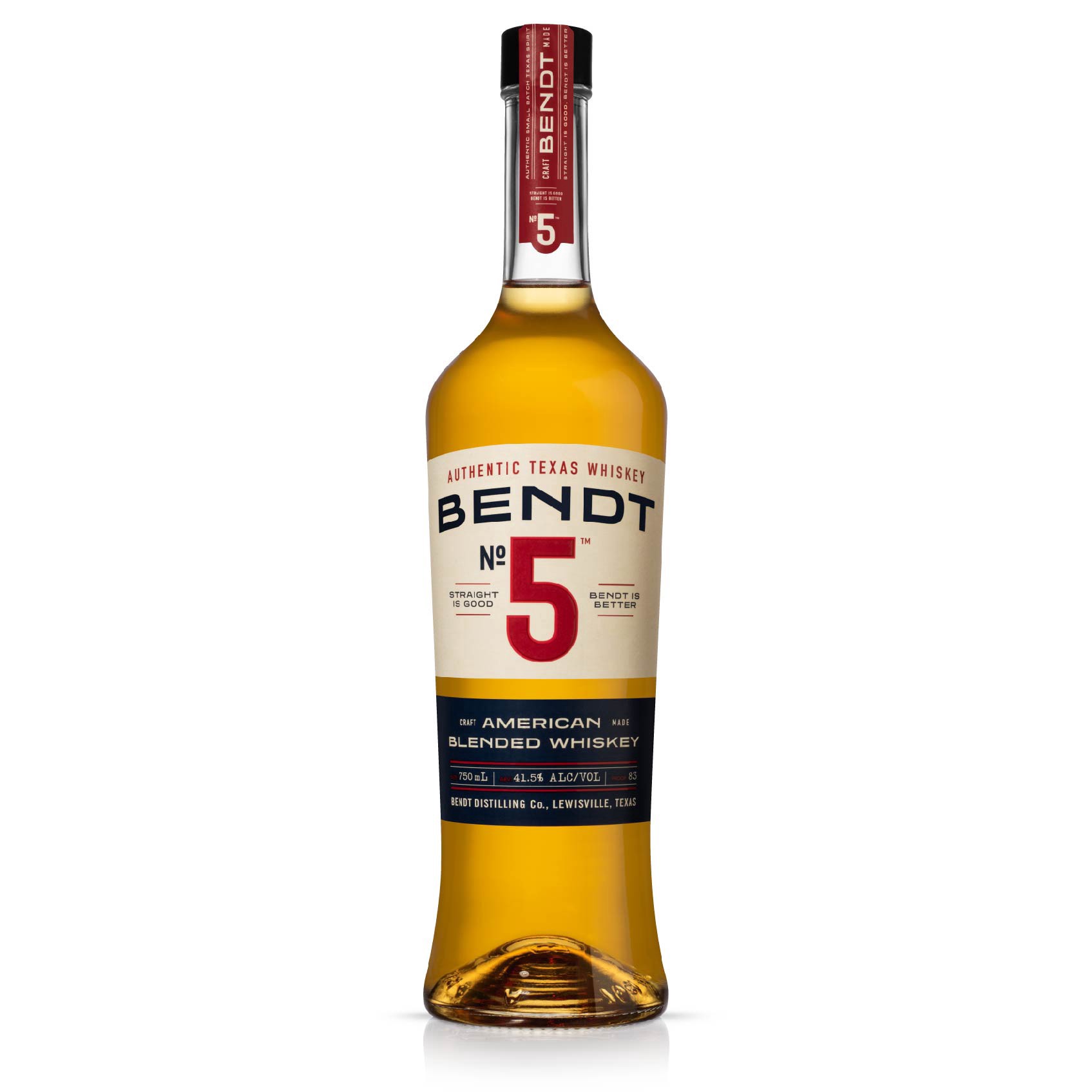 slide 1 of 1, Bendt No. 5 Blended Whiskey 6/Cs, 750 ml
