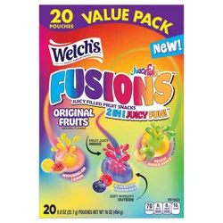Welch's Juicefuls Fusions Original Fruits 20ct Box