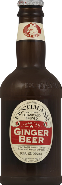 slide 1 of 1, Fentiman's Ginger Beer Traditional, 275 ml