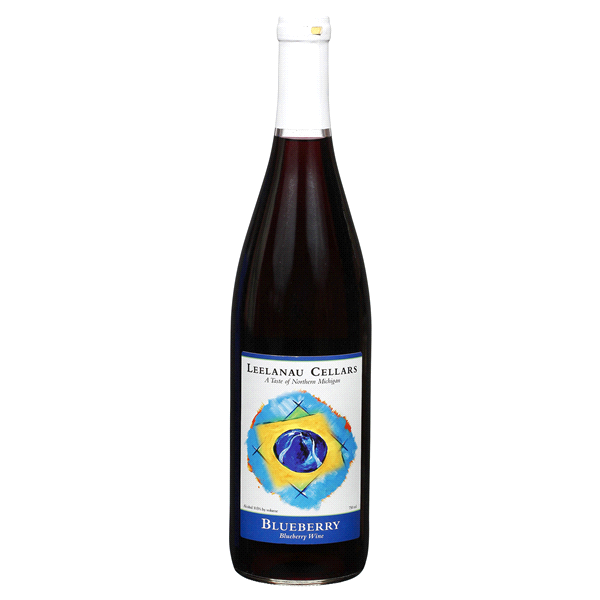 slide 1 of 1, Leelanau Cellars Blueberry Wine, 750 ml