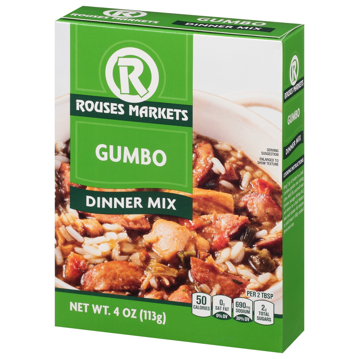 slide 4 of 4, Rouses Markets Gumbo Dinner Mix 4 oz, 4 oz