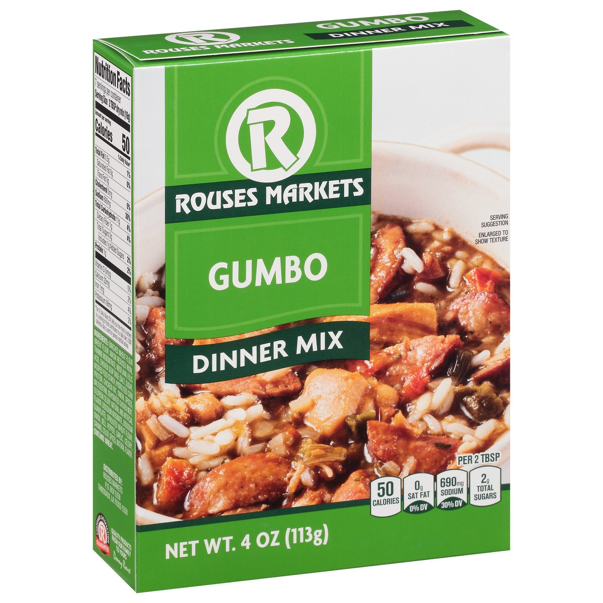 slide 3 of 4, Rouses Markets Gumbo Dinner Mix 4 oz, 4 oz