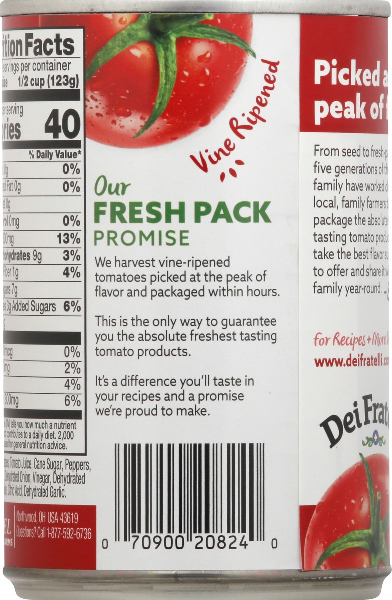 slide 11 of 13, Dei Fratelli Seasoned Diced Tomatoes 14.5 oz, 14.5 oz