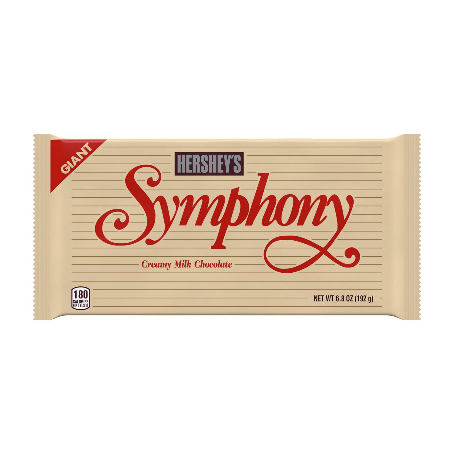 slide 1 of 4, Hershey's SYMPHONY Creamy Milk Chocolate Giant Candy, 6.8 oz, Bar, 6.8 oz