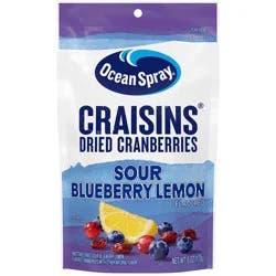 Ocean Spray 6oz Craisins Dried Cranberries- Sour Blueberry Lemon Flavor
