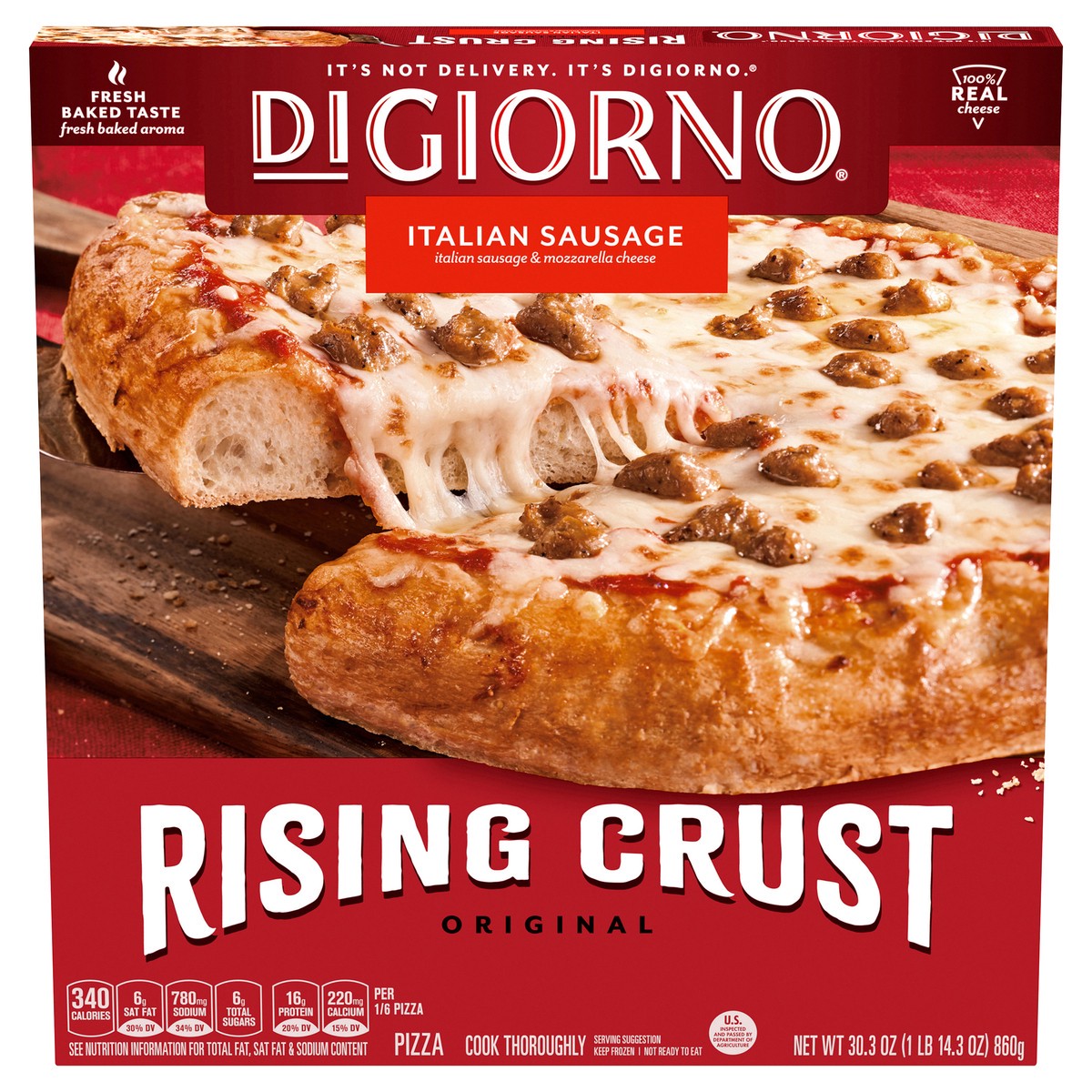 slide 1 of 8, DiGiorno Pizza, 30.3 oz