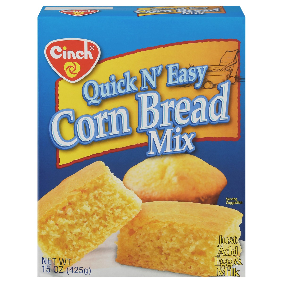 slide 1 of 10, Cinch Cornbread Mix, 