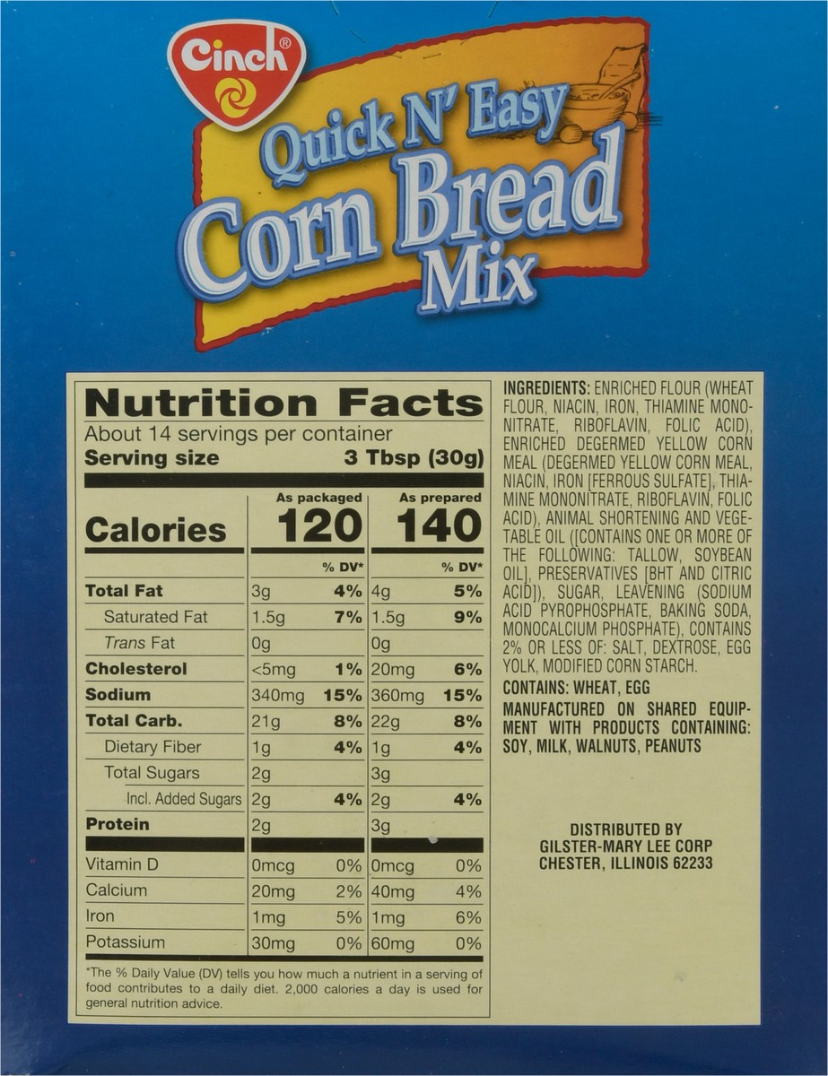 slide 9 of 10, Cinch Cornbread Mix, 