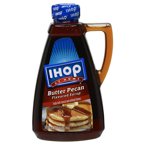 slide 1 of 1, IHOP At Home Butter Pecan Flavored Syrup, 24 oz