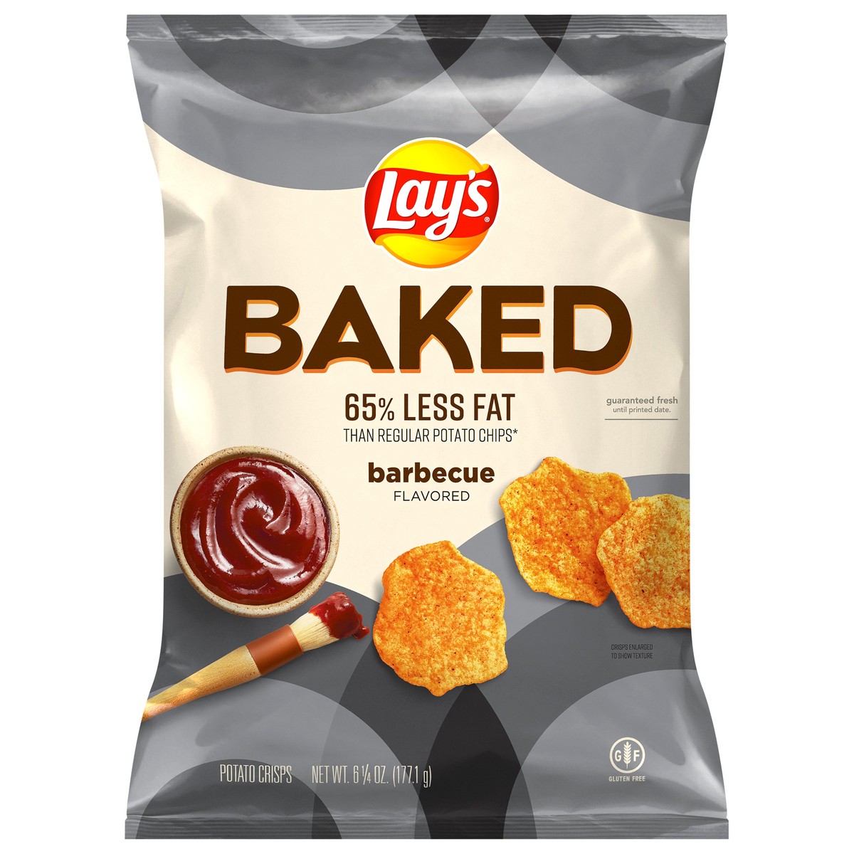 slide 1 of 4, Lay's Baked Barbeque Potato Crisps, 6.25 oz