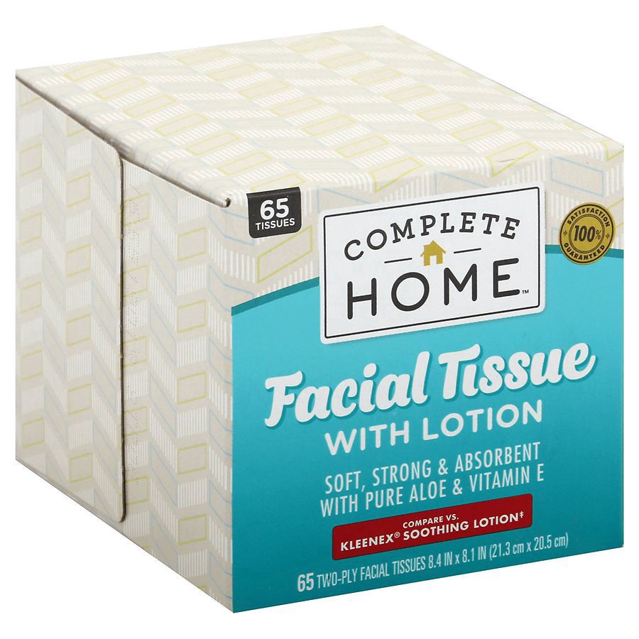 slide 3 of 4, Complete Home Facial Tissue With Lotion Assortment, 76sh