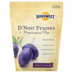 Sunsweet Prunes, Dried, D'Noir