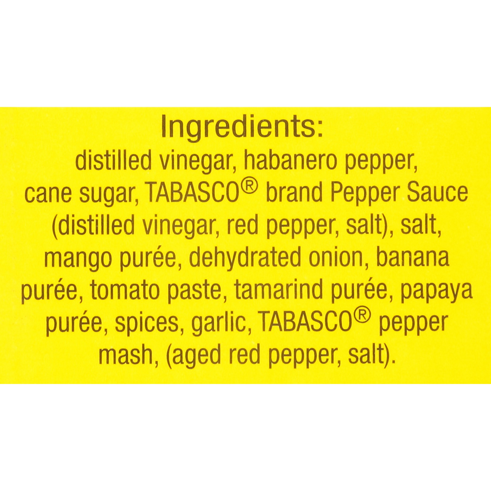 slide 8 of 8, Tabasco Habanero Pepper Sauce, 5 fl oz