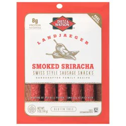 Dietz & Watson Landjaeger Smoked Sriracha Swiss Sausage Snacks 5 oz