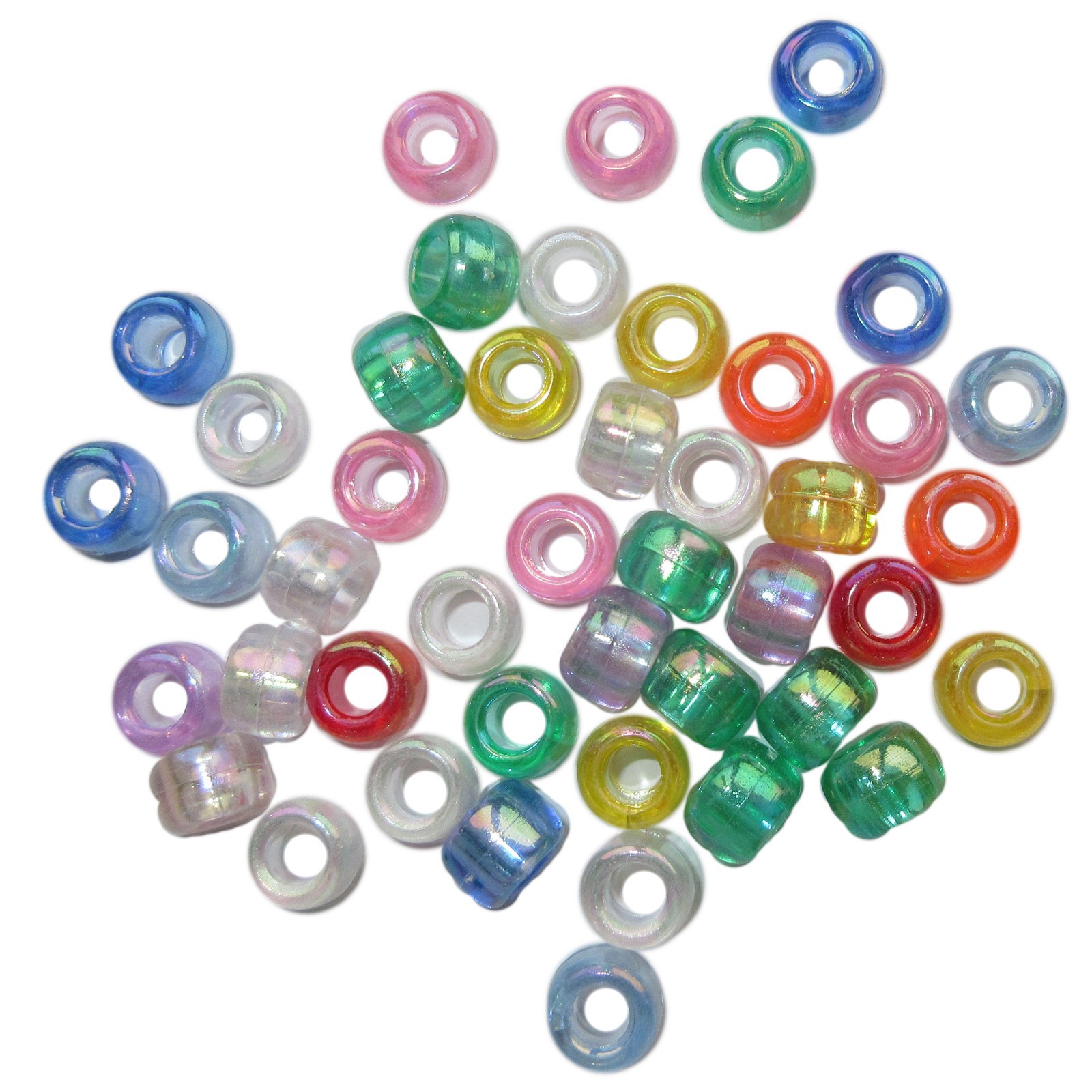 slide 5 of 5, Multicolor Pony Beads By Creatology, 6mm X 9mm, 6 mm