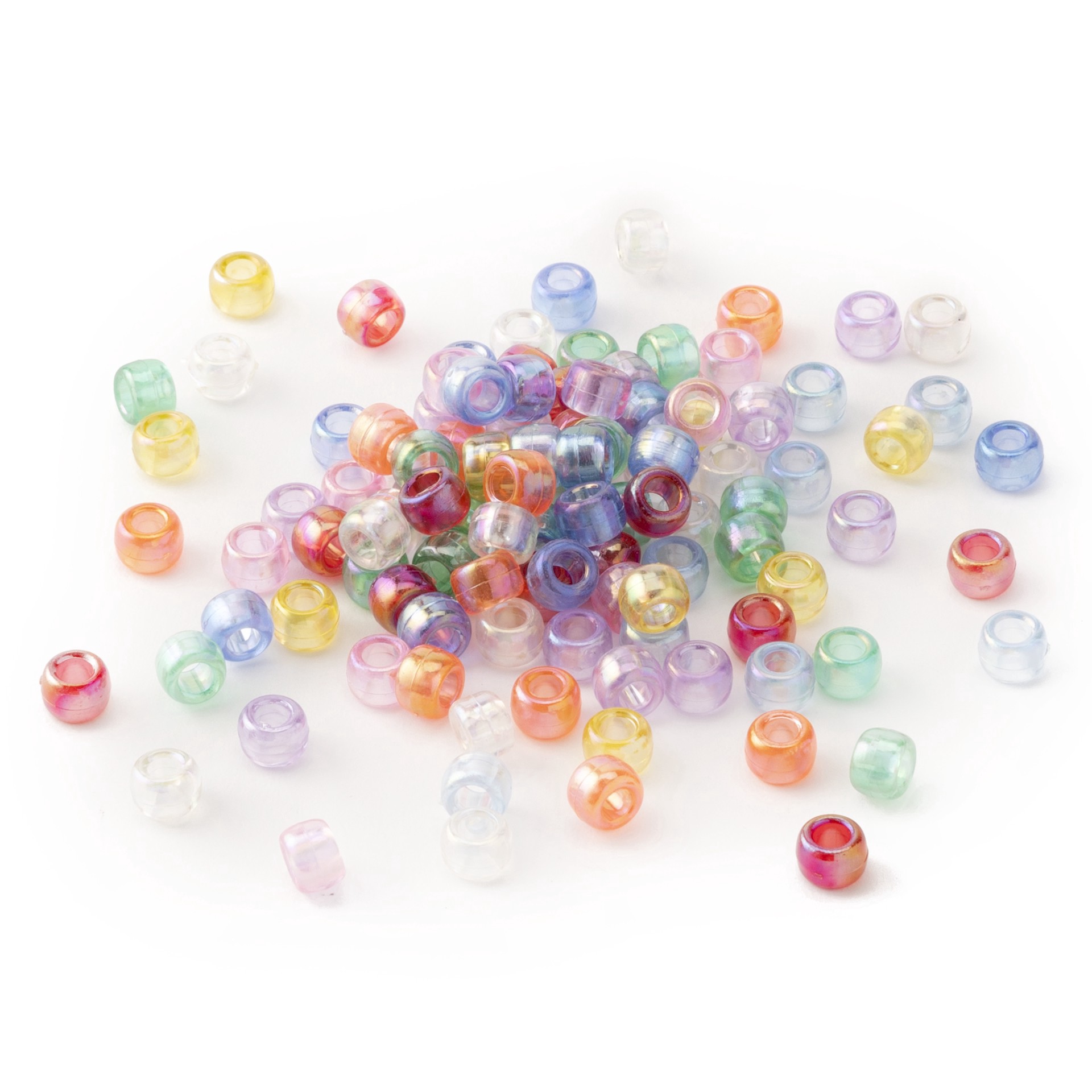 slide 2 of 5, Multicolor Pony Beads By Creatology, 6mm X 9mm, 6 mm