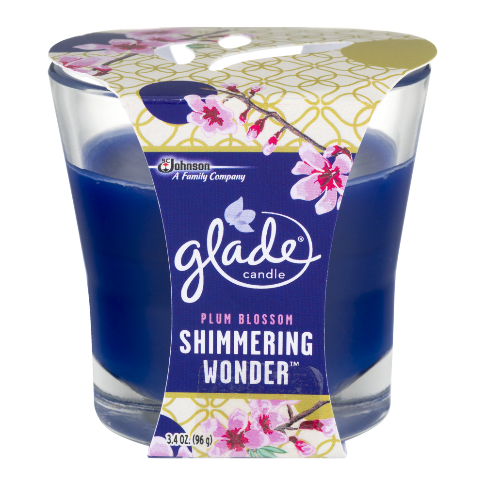 slide 1 of 1, Glade Shimmering Wonder Candle, 3.4 oz