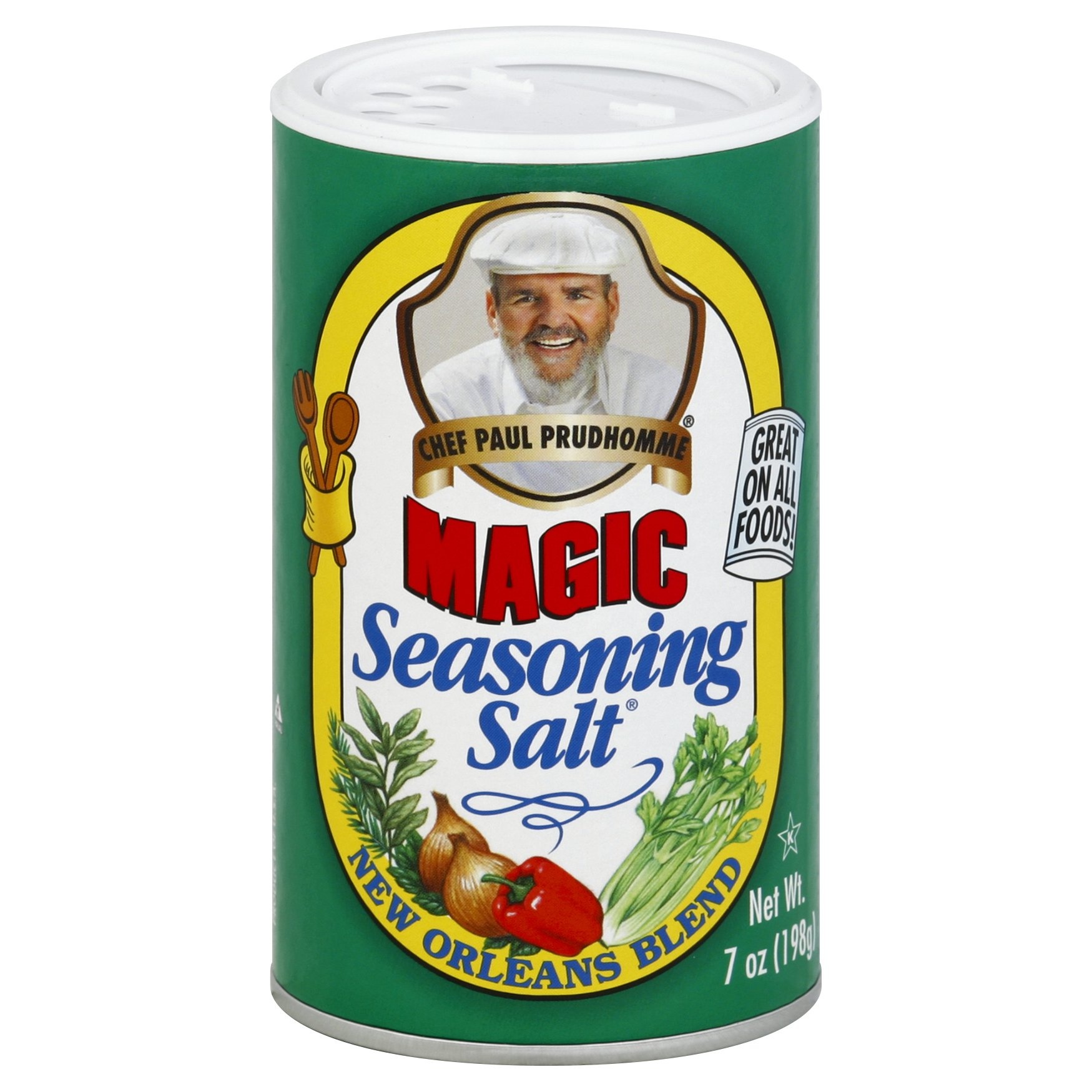 slide 1 of 2, Chef Paul Prudhomme's Seasoning Salt, Magic, New Orleans Blend, 7 oz