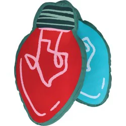 Destination Holiday Christmas Outdoor Pillow Set - Texas Light Bulbs
