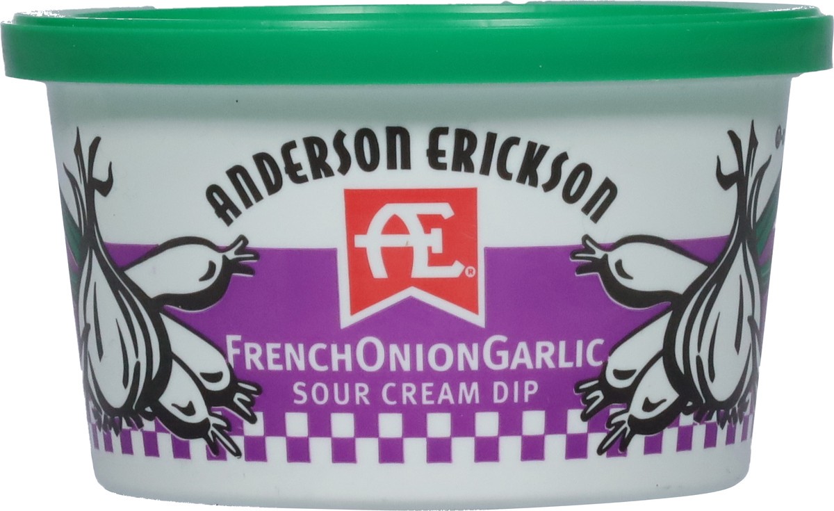 slide 9 of 9, Anderson Erickson Dairy French Onion Garlic Sour Cream Dip 8 oz, 8 oz