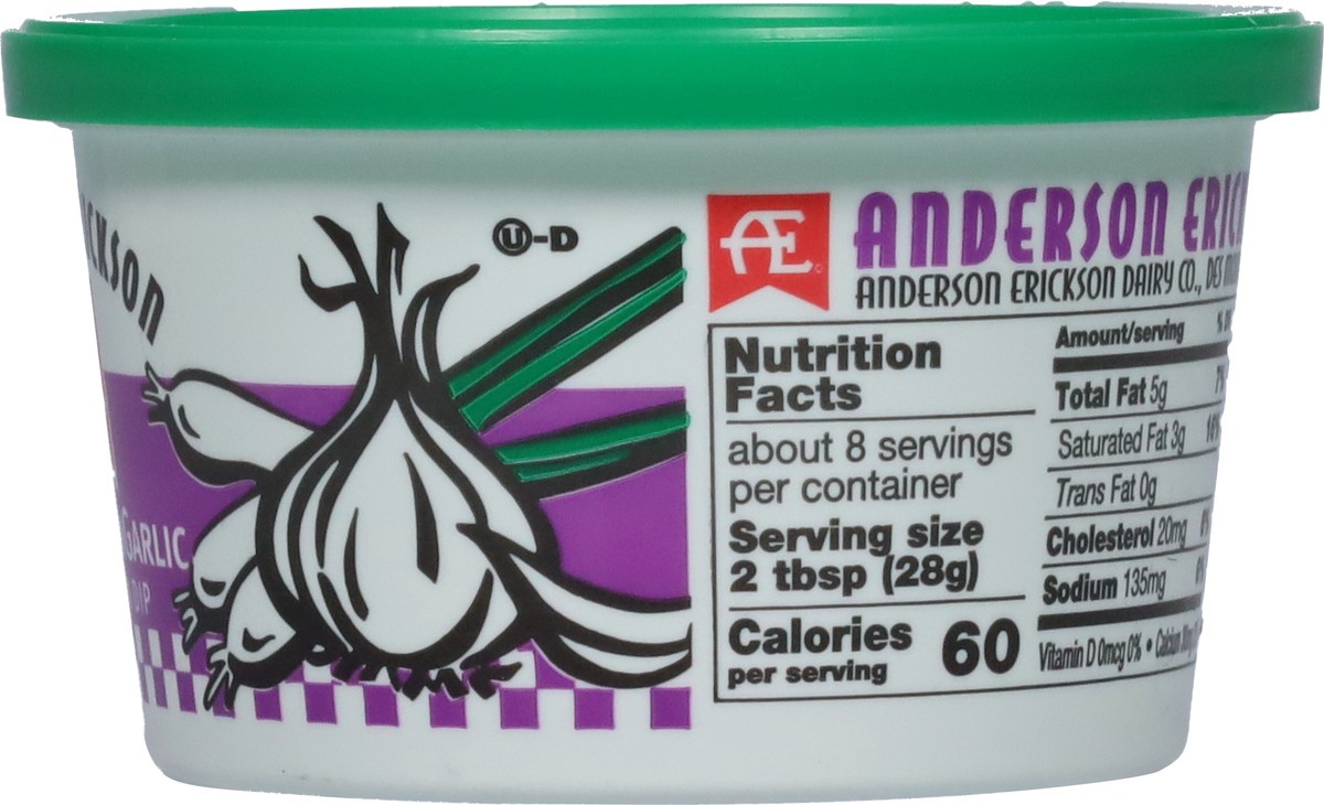 slide 4 of 9, Anderson Erickson Dairy French Onion Garlic Sour Cream Dip 8 oz, 8 oz