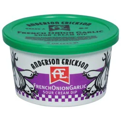 Anderson Erickson Dairy Dairy French Onion Garlic Sour Cream Dip 8 oz