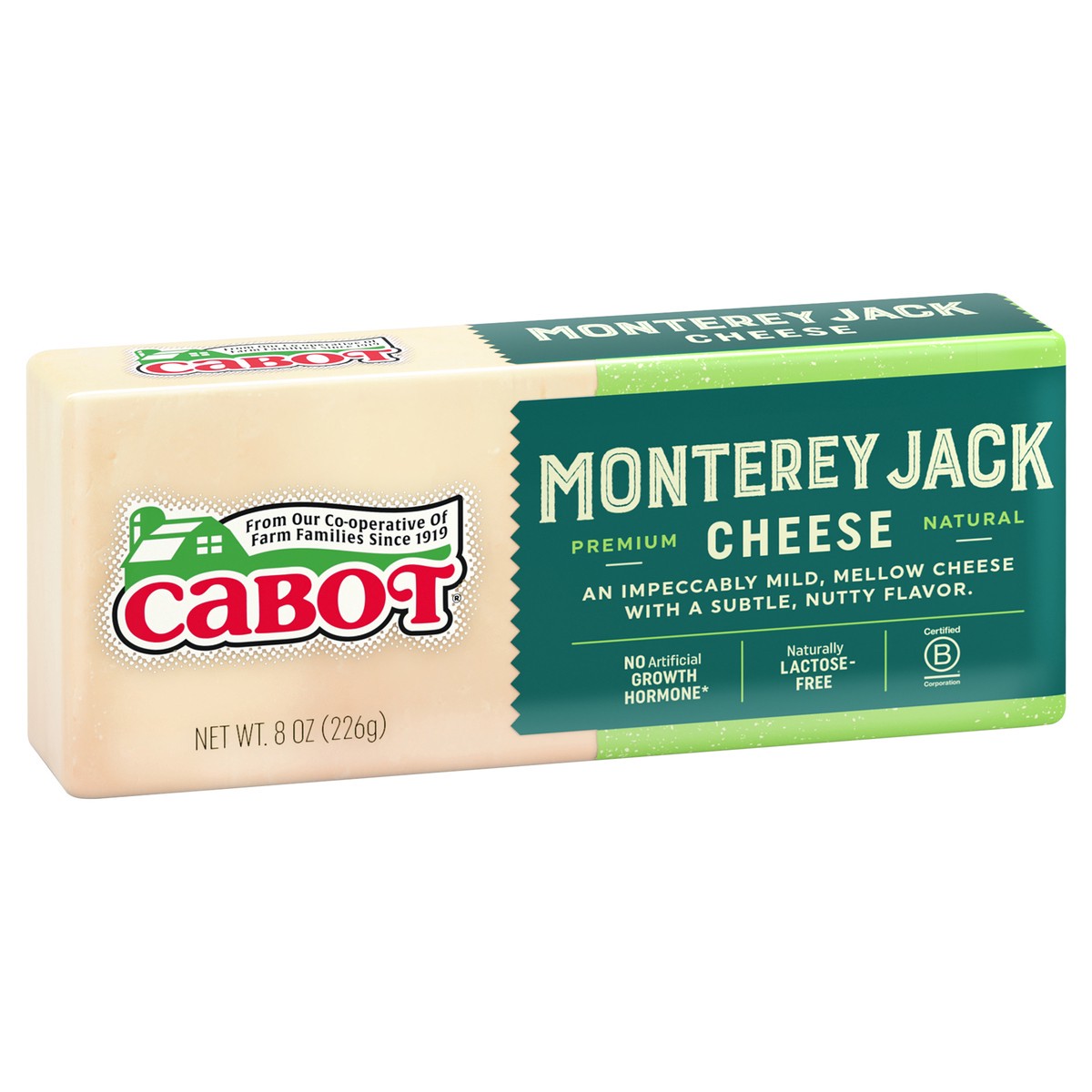 slide 2 of 7, Cabot Monterey Jack Cheese, 8 oz